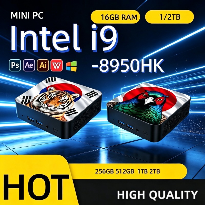 Home Office Pc - Kompakter Desktop-Mini-PC Intel Core i9 8950HK,