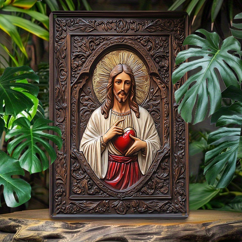 Home Office Icon - Metalldekoration, Aluminium-Wandkunst, Metallblechschild „Icon of The