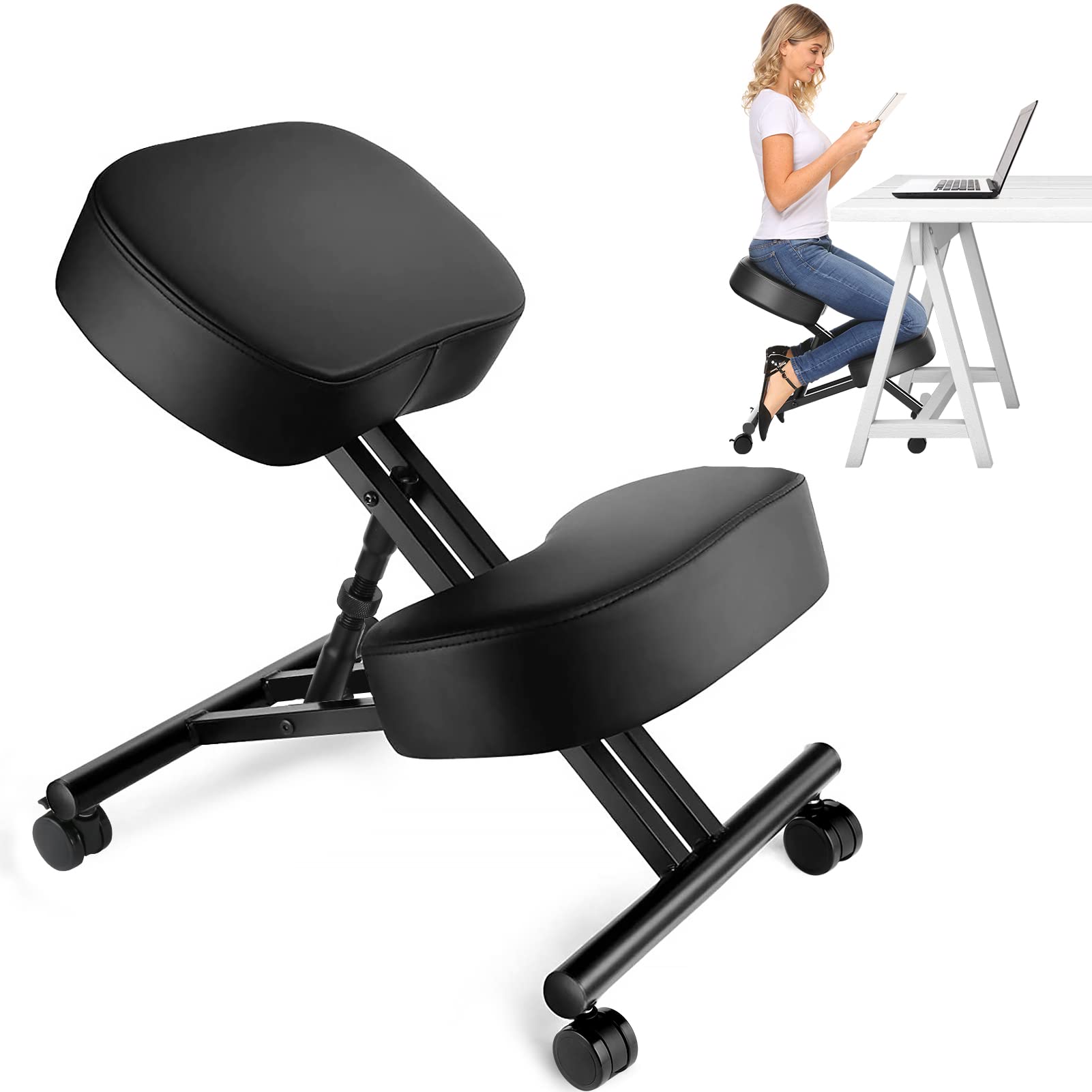 Ergonomic Office Chair - Ergonomischer Kniestuhl für Büro, Verstellbarer Hocker