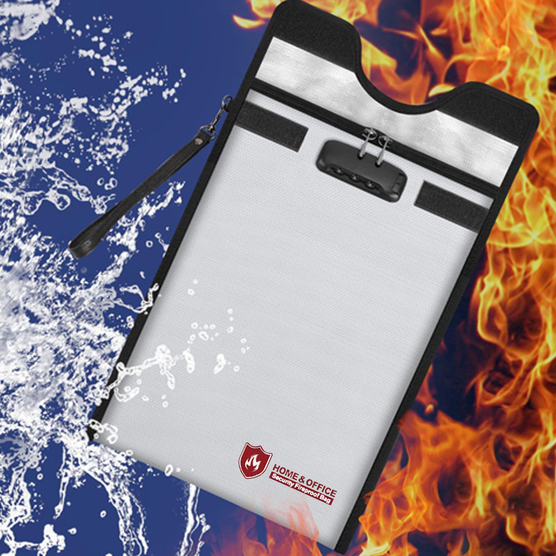 Home Office For Passport - A4 feuerfeste Aktentasche, wasserdicht, für Sicherheitsdokumente,