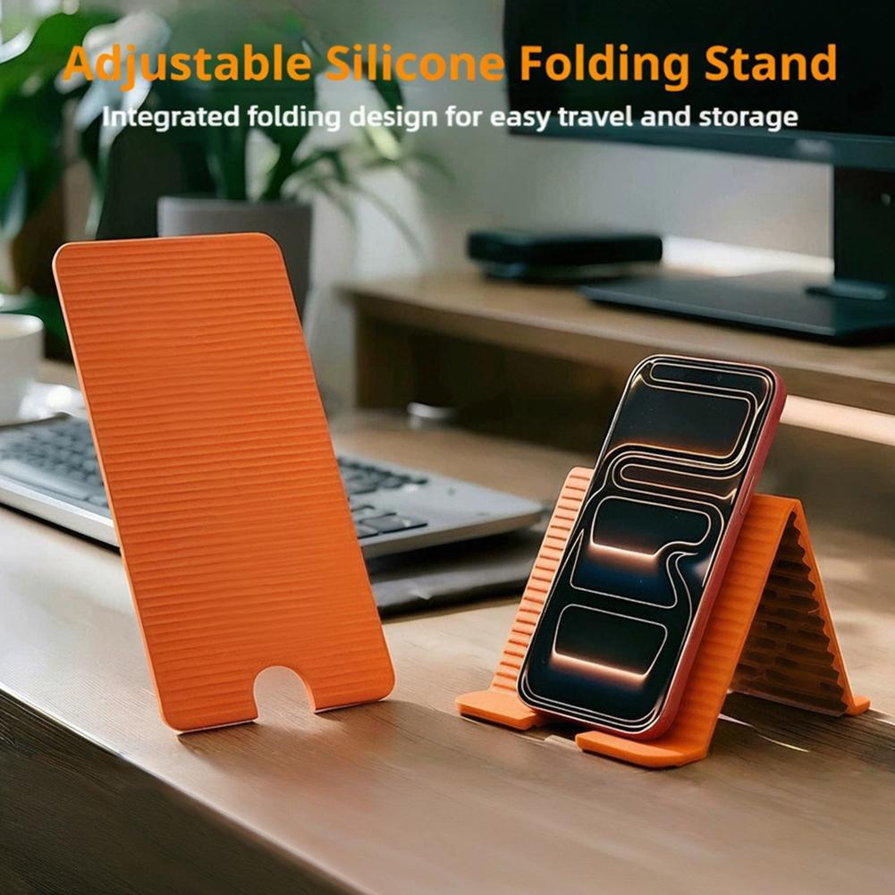 Home Office Pc - Flexibler, faltbarer Silikon-Telefonhalter für iPhone, iPad,