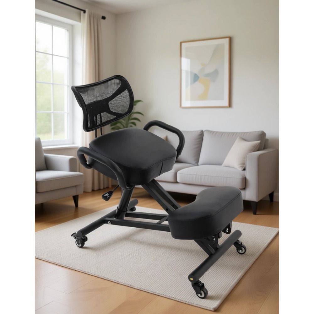Ergonomic Office Chair - Ergonomischer Kniestuhl mit Rückenlehne, höhenverstellbarer Hocker
