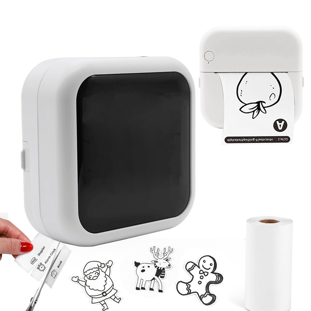 Home Office Questions - Mini Bluetooth Thermodrucker Tragbarer Taschendrucker für