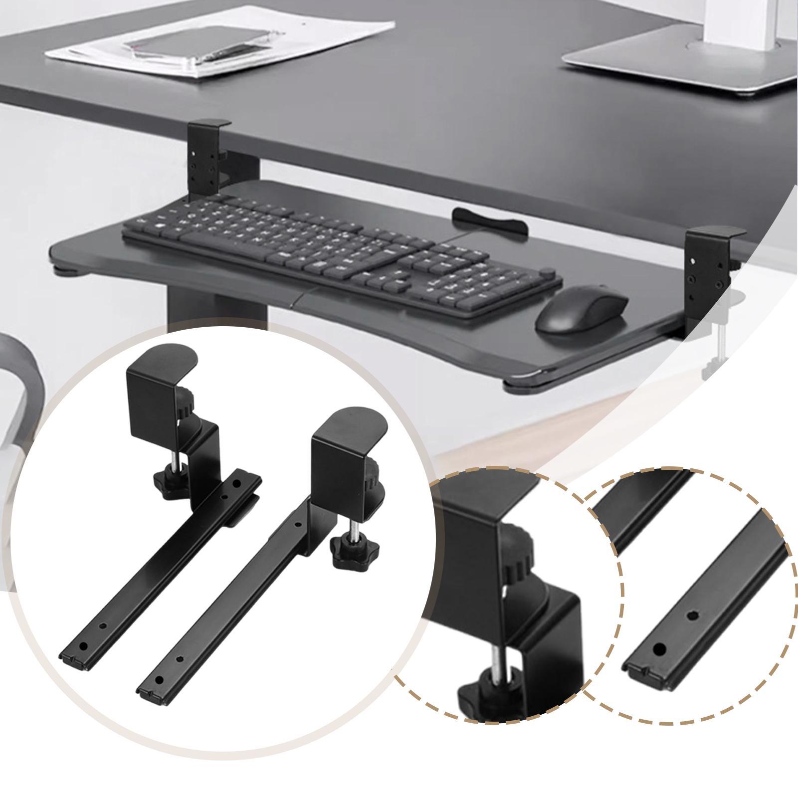Keyboard Tray Under Desk - 2-teilig unter dem Schreibtisch, Tastaturablage, seitlich
