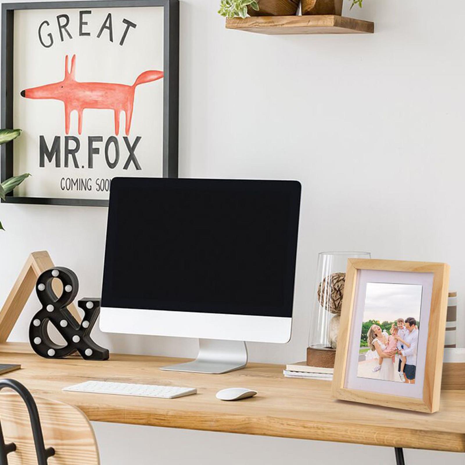 Home Office For Passport - Tragbarer Fotorahmen, geräumiger Safe, Wandhalterung, geheime