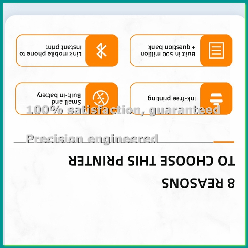Home Office Questions - Tragbarer A4 Thermodrucker Kabellos Tintenlos 200dpi