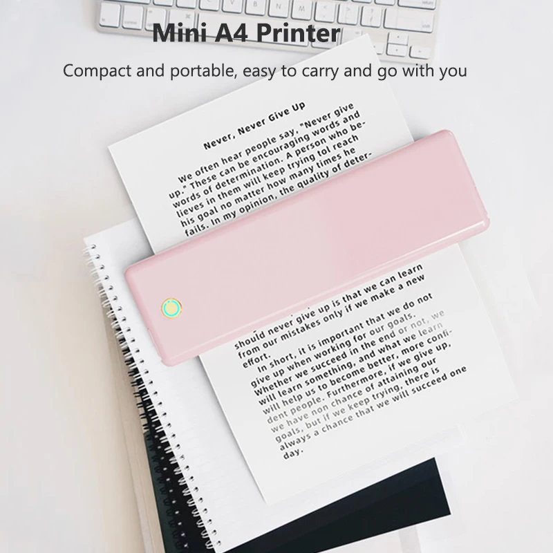 Tragbarer A4-Thermodrucker, Bl – Home Office Questions Bewertung und Preis