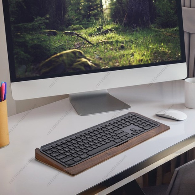 Massivholz-Tastaturablage mit  – Keyboard Tray Under Desk Bewertung und Preis