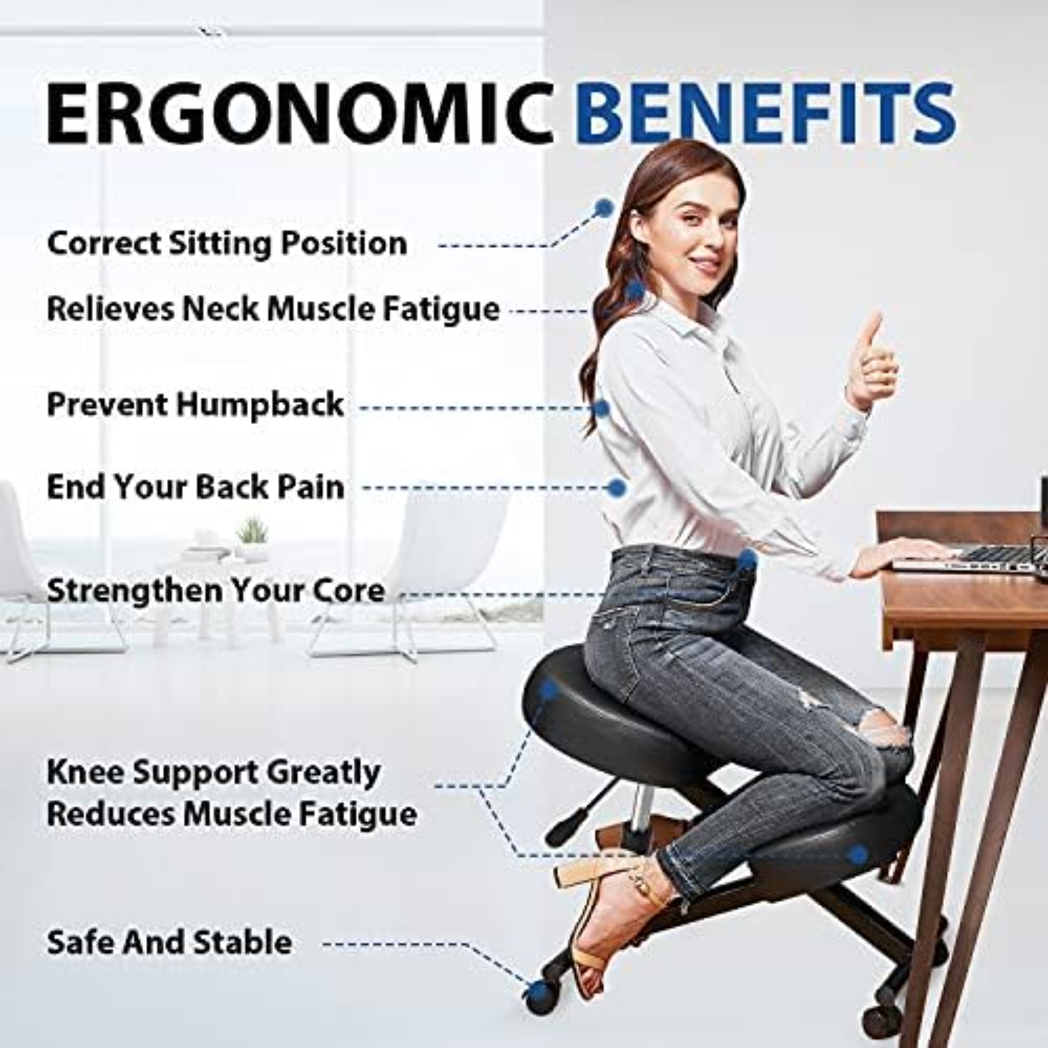 Ergonomischer Kniestuhl für da – Ergonomic Office Chair Bewertung und Preis