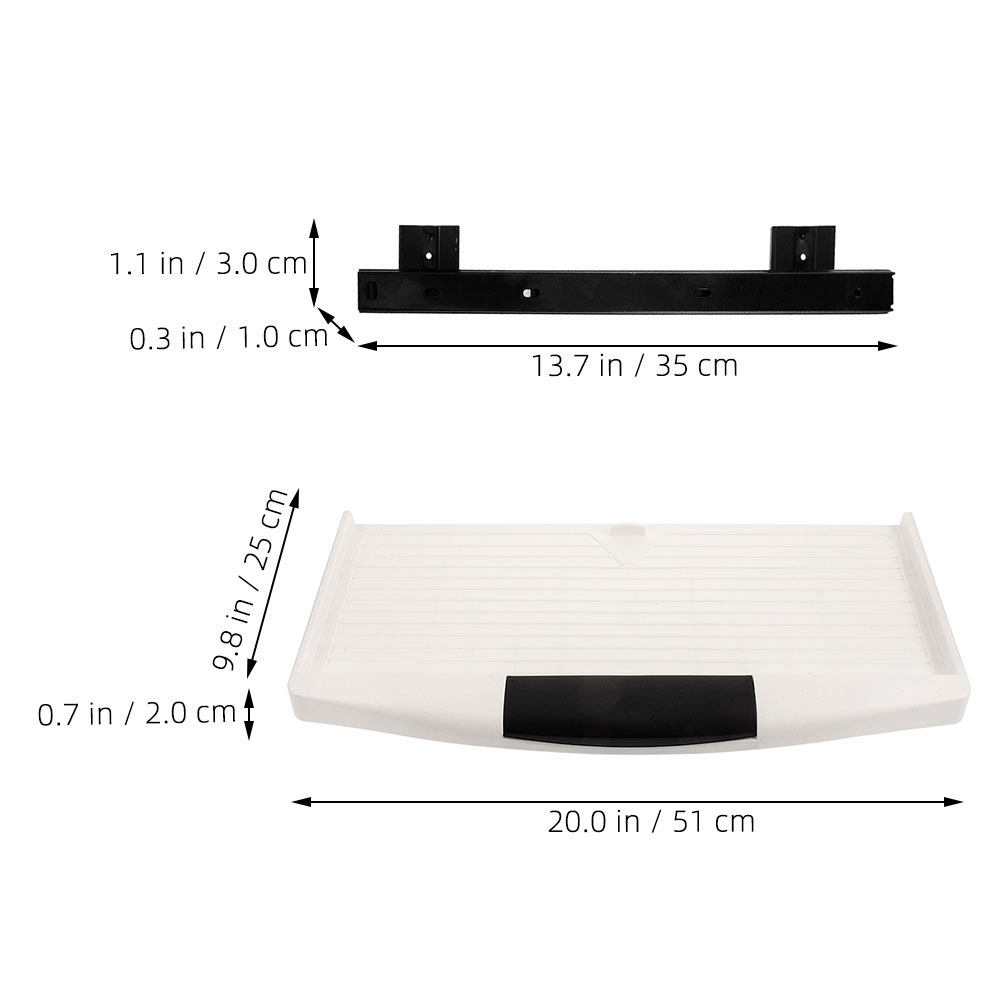 1 Set Premium-Schiebetastatura – Keyboard Tray Under Desk Bewertung und Preis