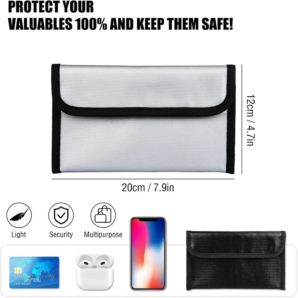 20 x 12 cm feuerfeste, wasserd – Home Office For Passport Bewertung und Preis