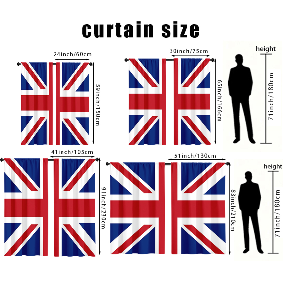 2 Stück mehrfarbige Vorhänge m – Home Office United Kingdom Bewertung und Preis