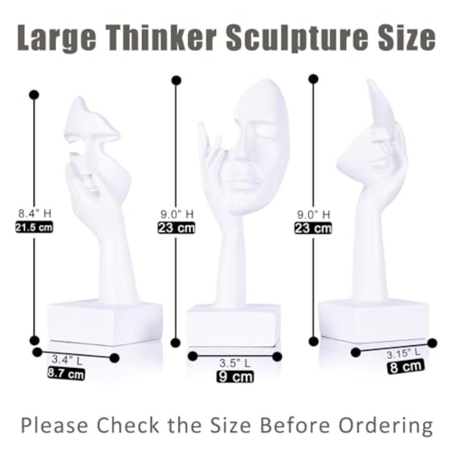 Großes Denker-Statuen-Set - Ab – Home Office In Living Room Bewertung und Preis