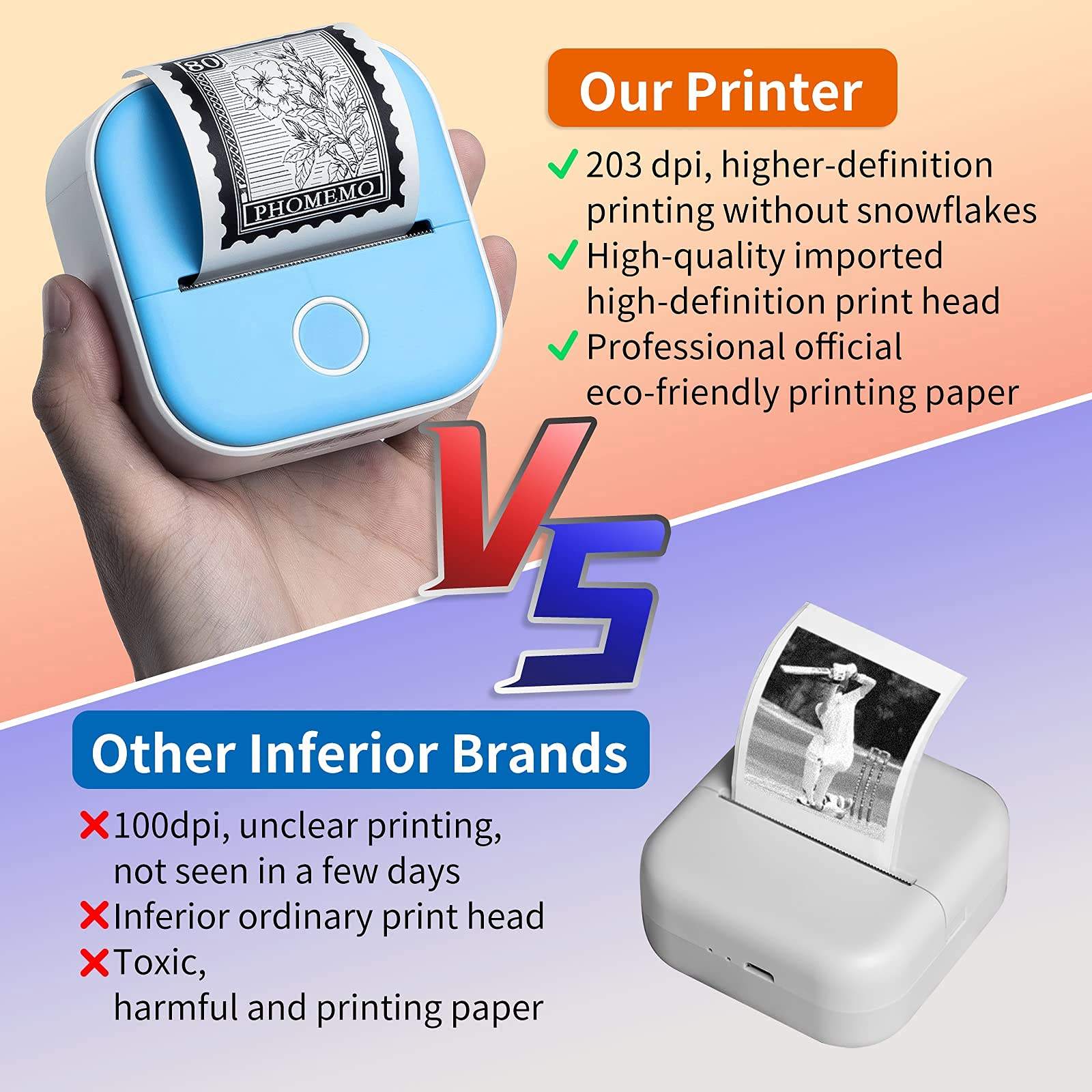 D2 tragbarer Mini-Thermo etike – Home Office Questions Bewertung und Preis