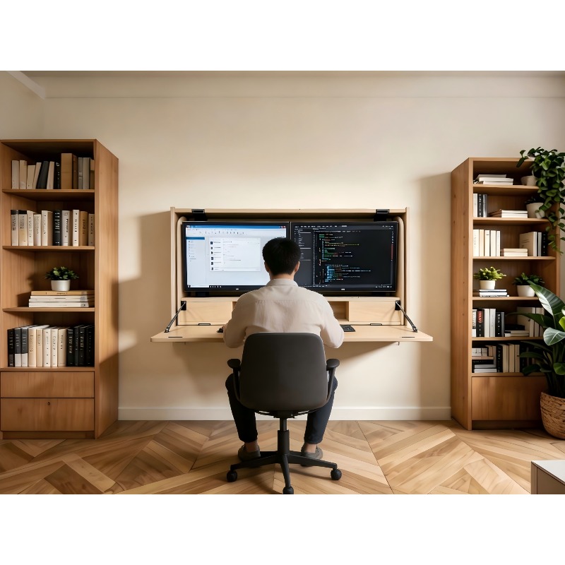 Platzsparender Home-Workstatio – Home Office With Two Desks Bewertung und Preis