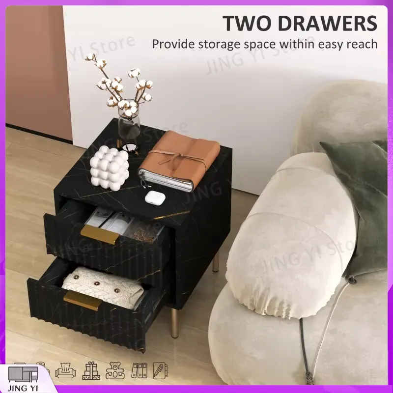 Eleganter Nachttisch mit zwei  – Home Office With Two Desks Bewertung und Preis