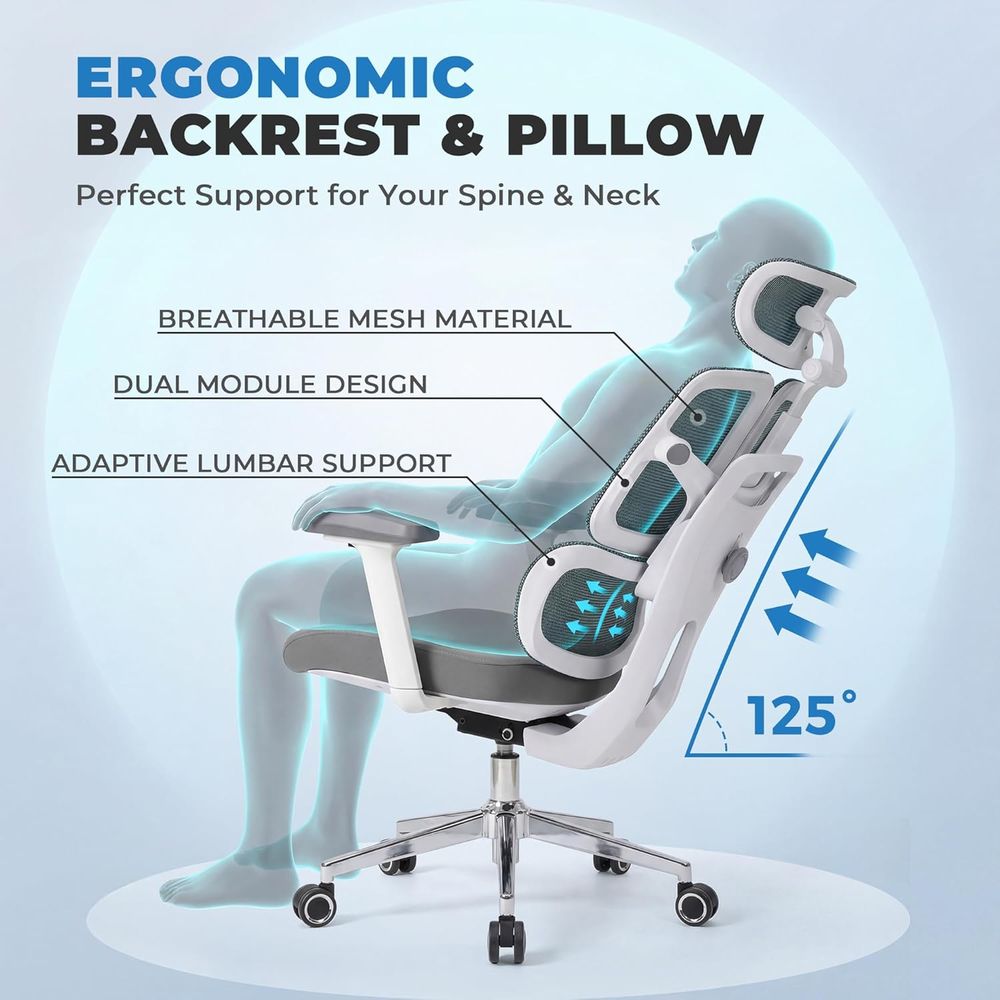Ergonomischer Bürostuhl mit ho – Ergonomic Office Chair Bewertung und Preis
