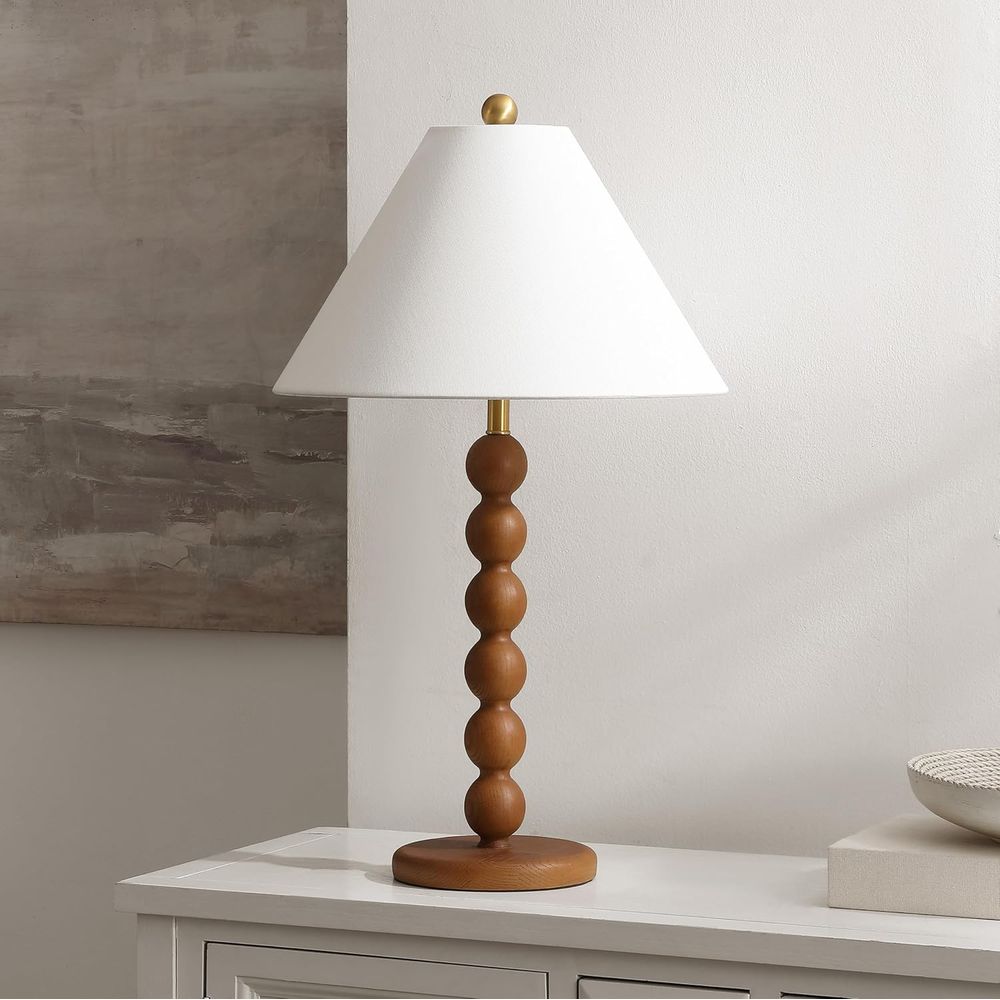 Tischlampe aus natürlichem bra – Home Office In Living Room Bewertung und Preis