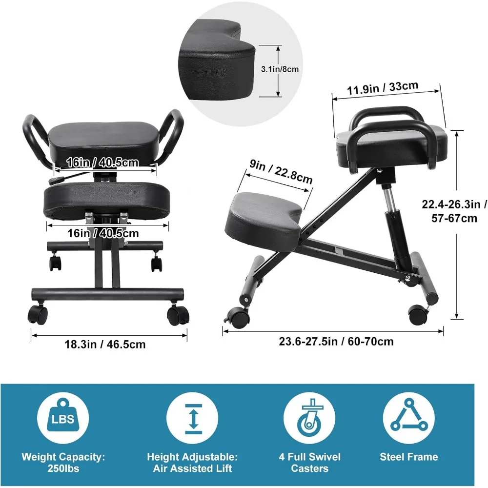 Ergonomischer Kniestuhl zur Ha – Ergonomic Office Chair Bewertung und Preis