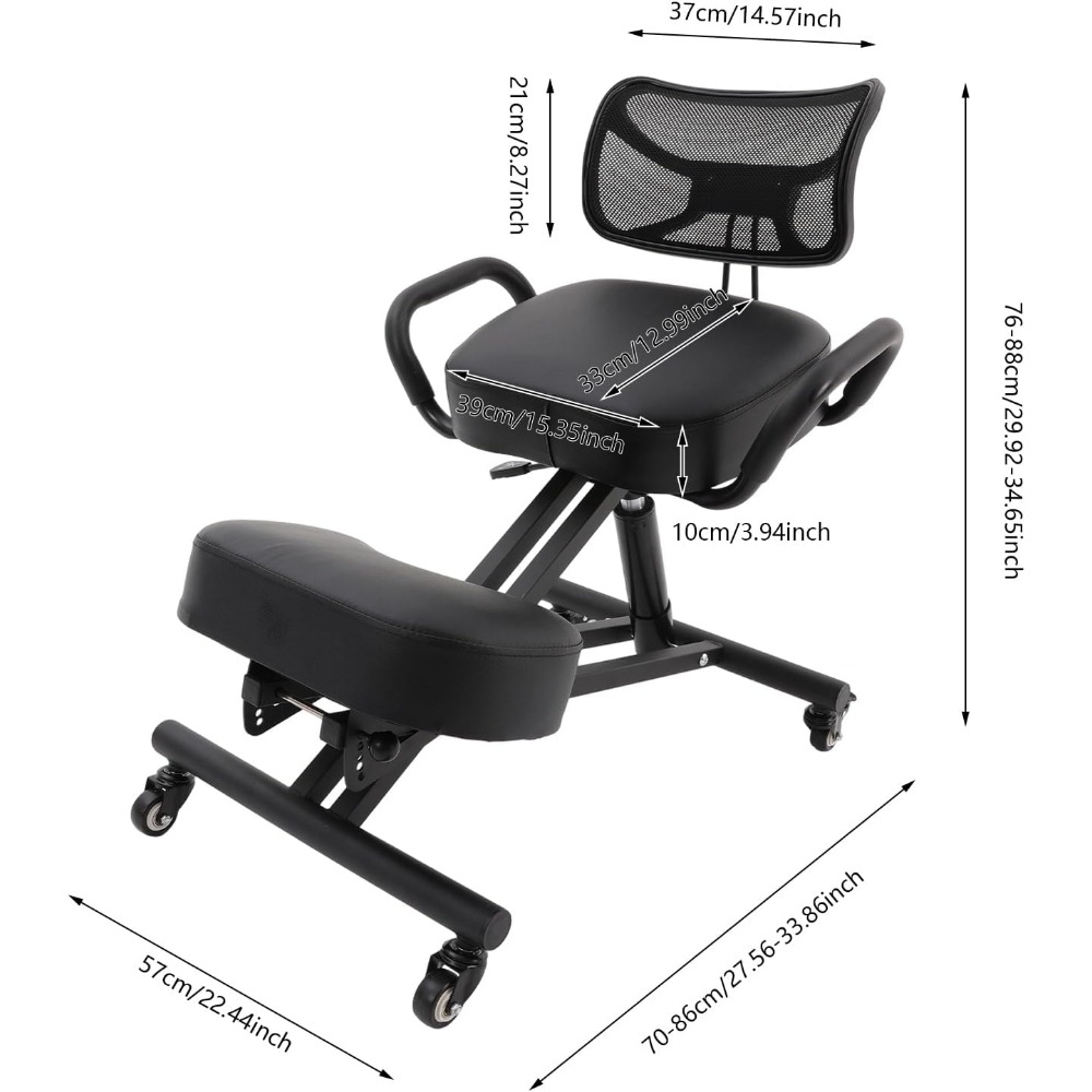 Ergonomischer Kniestuhl mit Rü – Ergonomic Office Chair Bewertung und Preis