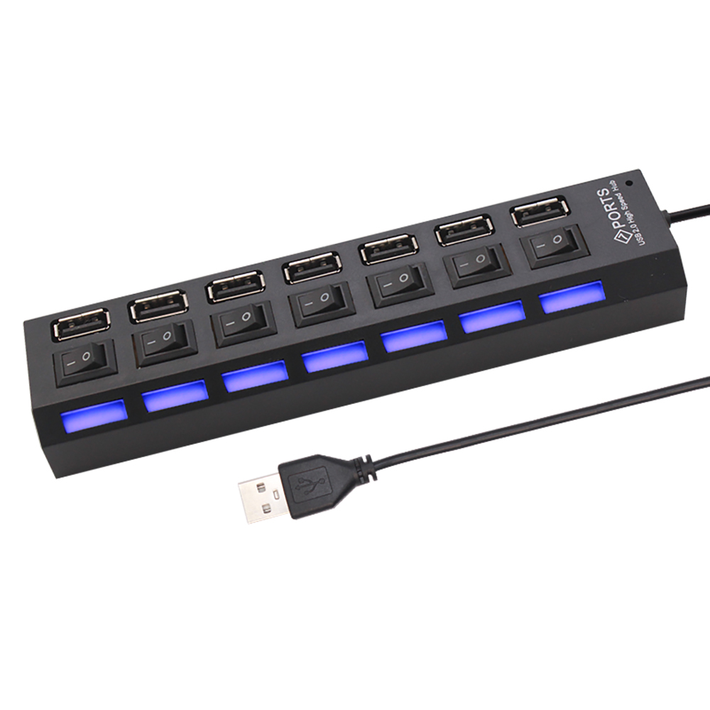 7-Port-USB-2.0-Hub-Splitter fü – Home Office Pc Bewertung und Preis