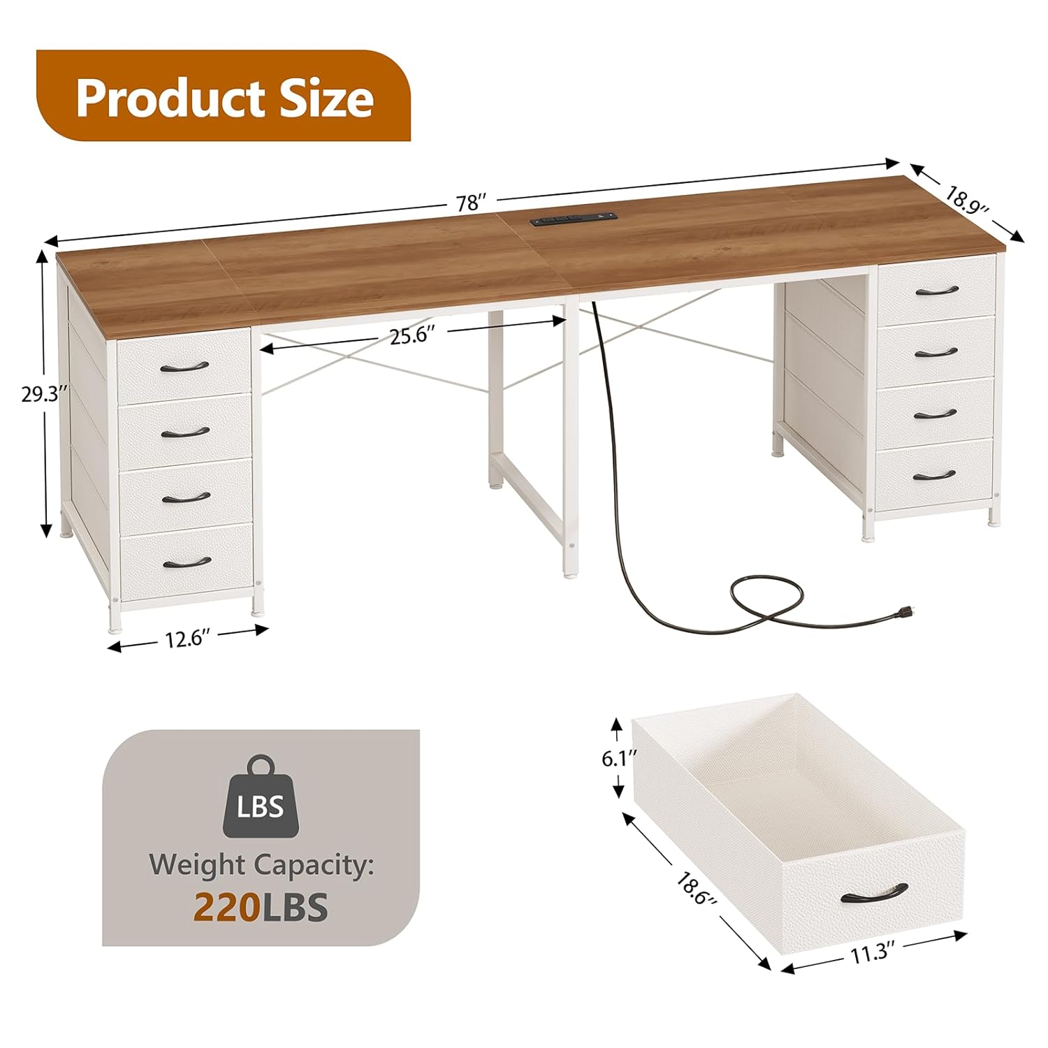 2-Personen-Schreibtisch mit 8  – Home Office With Two Desks Bewertung und Preis